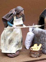 Shepherd Baker with Oven<br> Belenes Puig